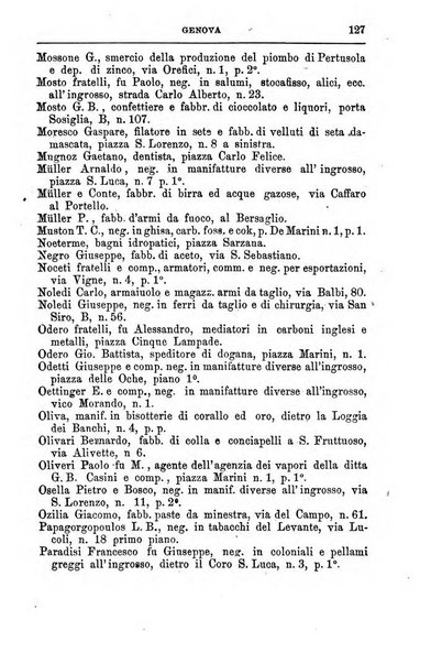 Annuario Lossa almanacco di commercio delle citta di Genova, Milano e Torino e principali provincie lombarde