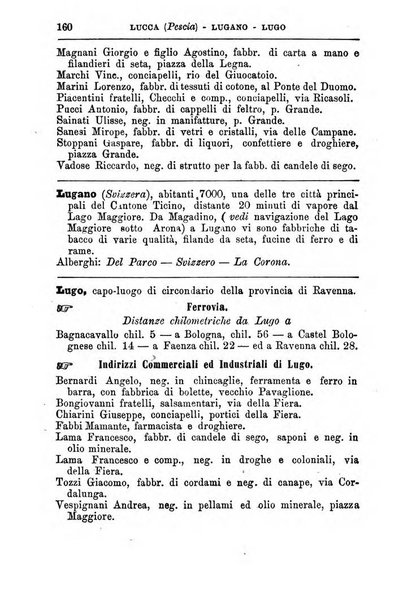 Annuario Lossa almanacco di commercio delle citta di Genova, Milano e Torino e principali provincie lombarde