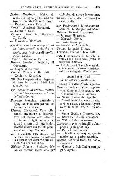 Annuario Lossa almanacco di commercio delle citta di Genova, Milano e Torino e principali provincie lombarde