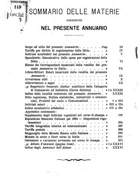 Annuario Lossa almanacco di commercio delle citta di Genova, Milano e Torino e principali provincie lombarde