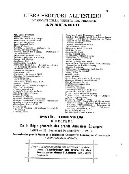 Annuario Lossa almanacco di commercio delle citta di Genova, Milano e Torino e principali provincie lombarde