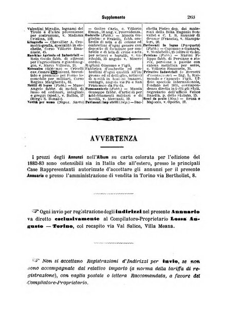 Annuario Lossa almanacco di commercio delle citta di Genova, Milano e Torino e principali provincie lombarde