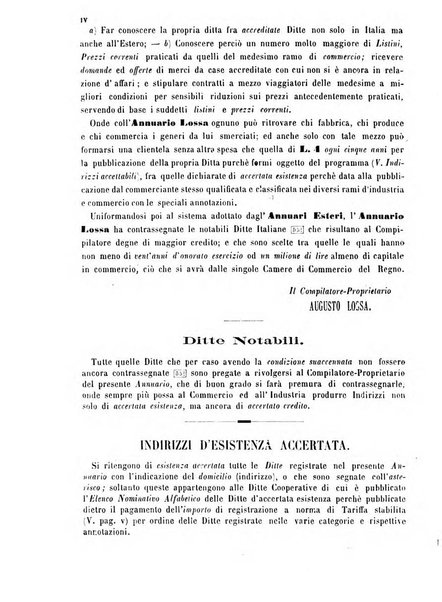 Annuario Lossa almanacco di commercio delle citta di Genova, Milano e Torino e principali provincie lombarde