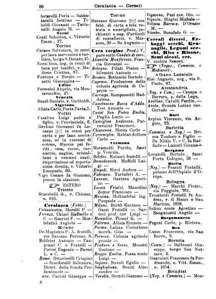 Annuario Lossa almanacco di commercio delle citta di Genova, Milano e Torino e principali provincie lombarde