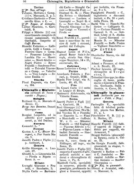 Annuario Lossa almanacco di commercio delle citta di Genova, Milano e Torino e principali provincie lombarde