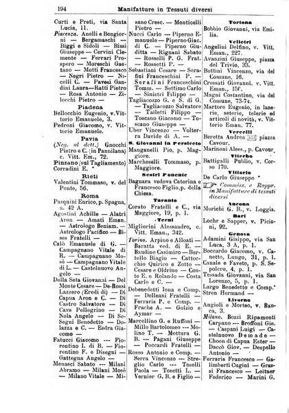 Annuario Lossa almanacco di commercio delle citta di Genova, Milano e Torino e principali provincie lombarde