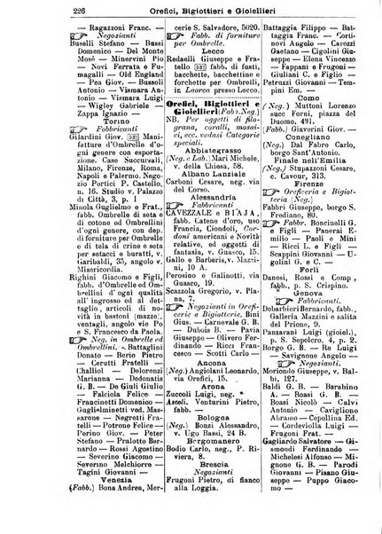 Annuario Lossa almanacco di commercio delle citta di Genova, Milano e Torino e principali provincie lombarde