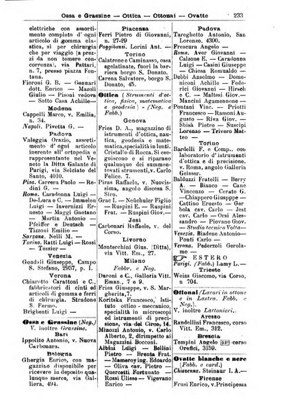 Annuario Lossa almanacco di commercio delle citta di Genova, Milano e Torino e principali provincie lombarde