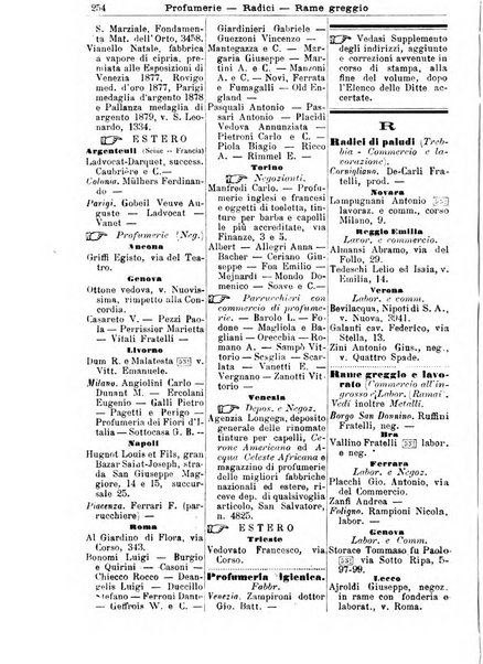 Annuario Lossa almanacco di commercio delle citta di Genova, Milano e Torino e principali provincie lombarde