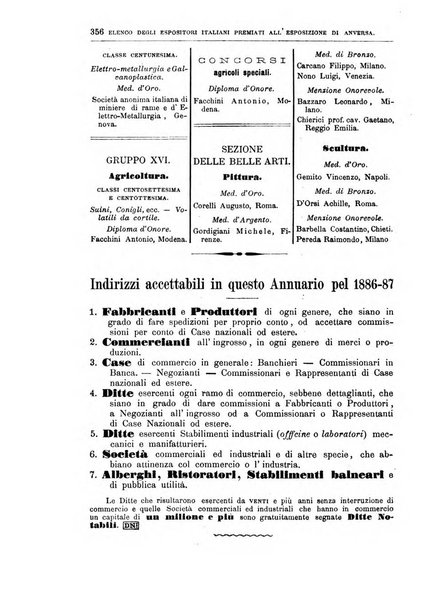 Annuario Lossa almanacco di commercio delle citta di Genova, Milano e Torino e principali provincie lombarde