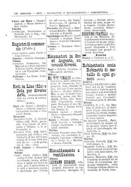 Annuario Lossa almanacco di commercio delle citta di Genova, Milano e Torino e principali provincie lombarde