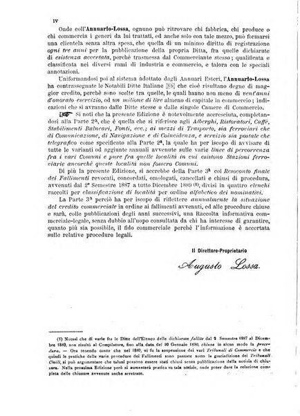 Annuario Lossa almanacco di commercio delle citta di Genova, Milano e Torino e principali provincie lombarde