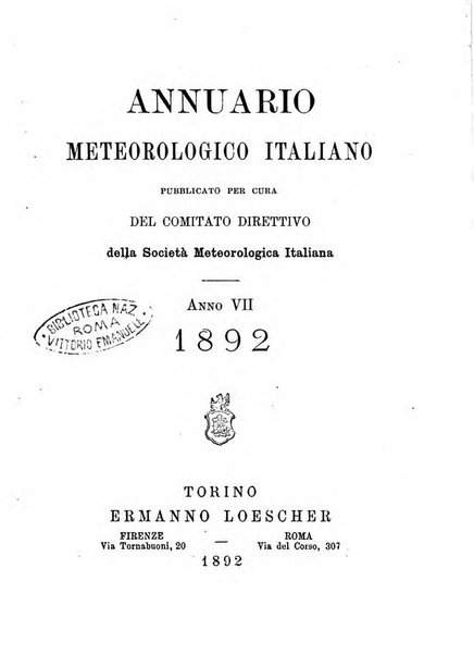 Annuario meteorologico italiano