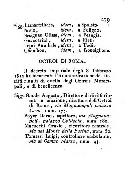 Annuario politico, statistico, topografico e commerciale del Dipartimento di Roma per l'anno ...