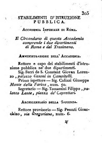 Annuario politico, statistico, topografico e commerciale del Dipartimento di Roma per l'anno ...