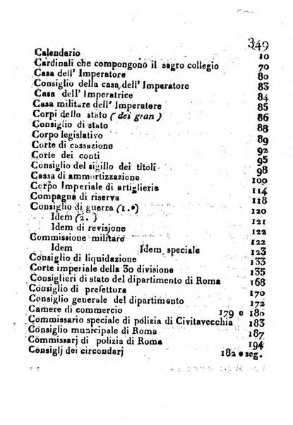 Annuario politico, statistico, topografico e commerciale del Dipartimento di Roma per l'anno ...