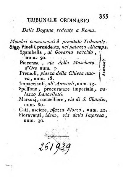 Annuario politico, statistico, topografico e commerciale del Dipartimento di Roma per l'anno ...