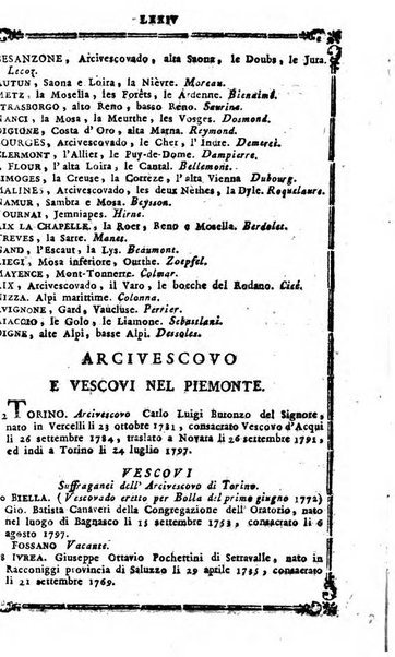 Annuario repubblicano francese ... ossia calendario della 27. Divisione militare