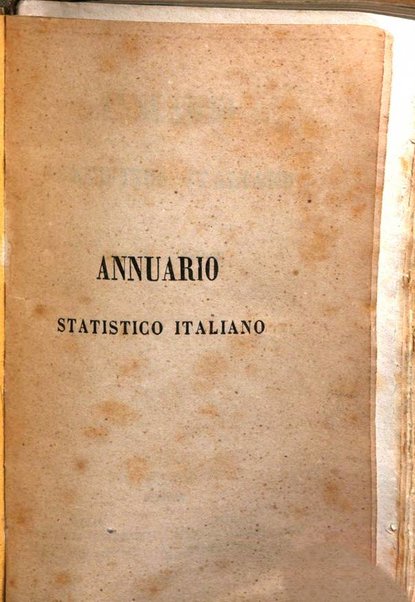 Annuario statistico italiano per cura di Cesare Correnti e Pietro Maestri