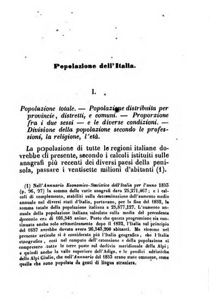 Annuario statistico italiano per cura di Cesare Correnti e Pietro Maestri