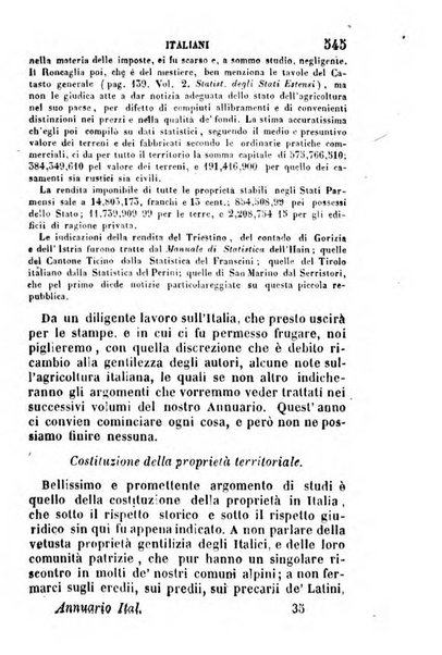 Annuario statistico italiano per cura di Cesare Correnti e Pietro Maestri