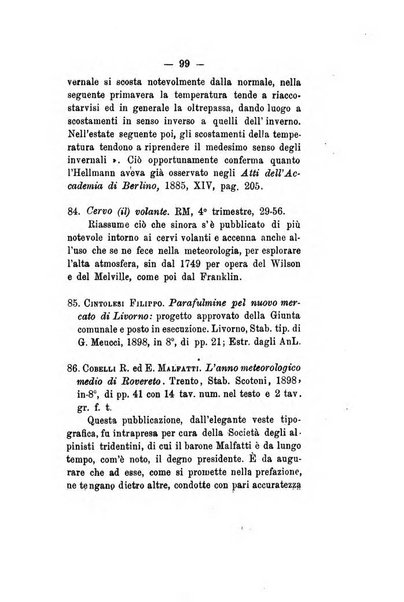 Annuario storico meteorologico italiano