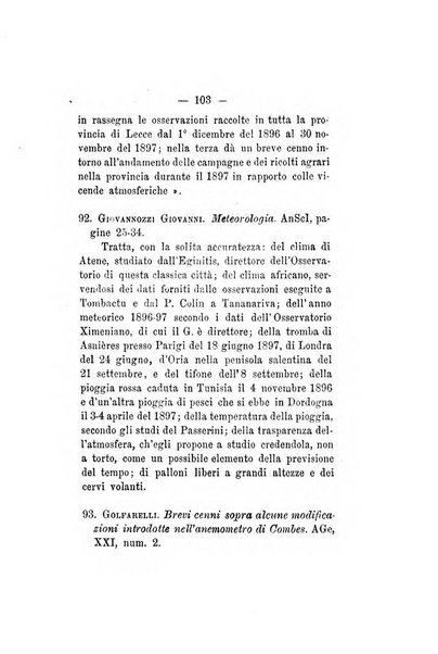 Annuario storico meteorologico italiano