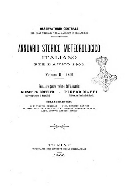 Annuario storico meteorologico italiano