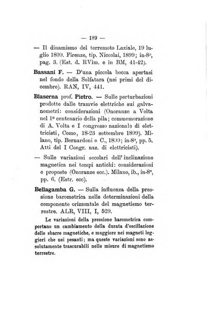 Annuario storico meteorologico italiano