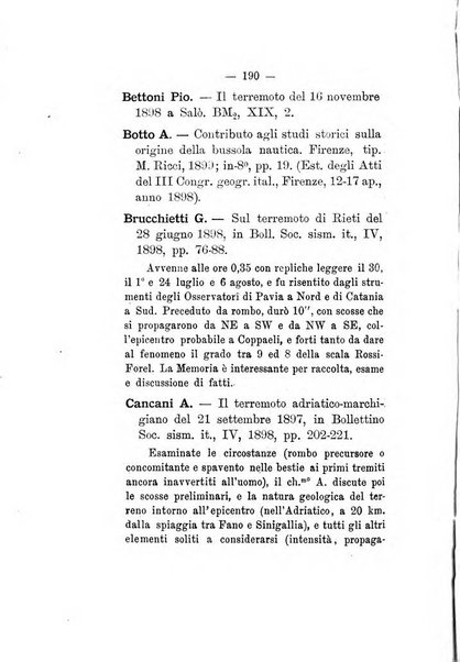 Annuario storico meteorologico italiano