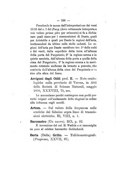 Annuario storico meteorologico italiano