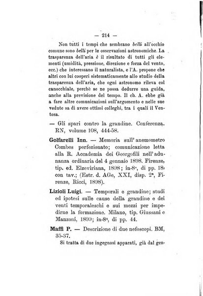 Annuario storico meteorologico italiano