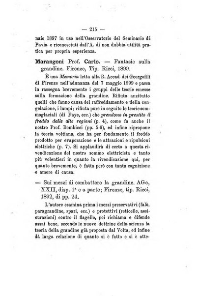 Annuario storico meteorologico italiano