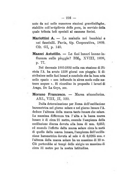 Annuario storico meteorologico italiano