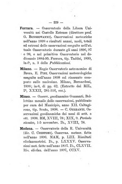 Annuario storico meteorologico italiano