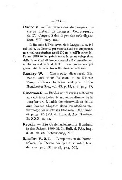 Annuario storico meteorologico italiano