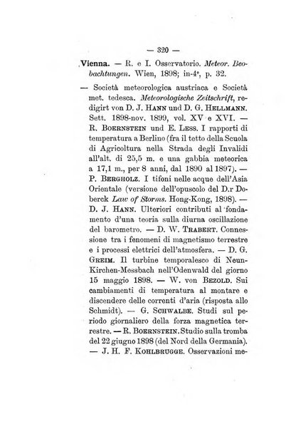 Annuario storico meteorologico italiano