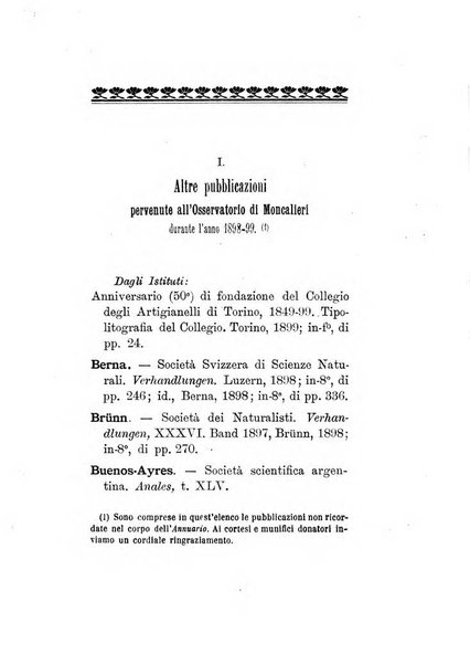 Annuario storico meteorologico italiano