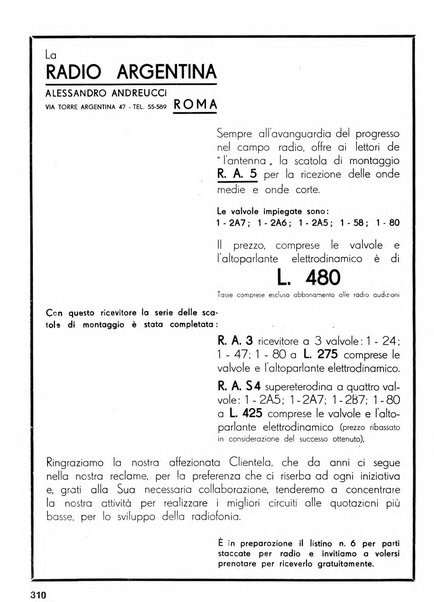 L'antenna quindicinale illustrato dei radio-amatori italiani