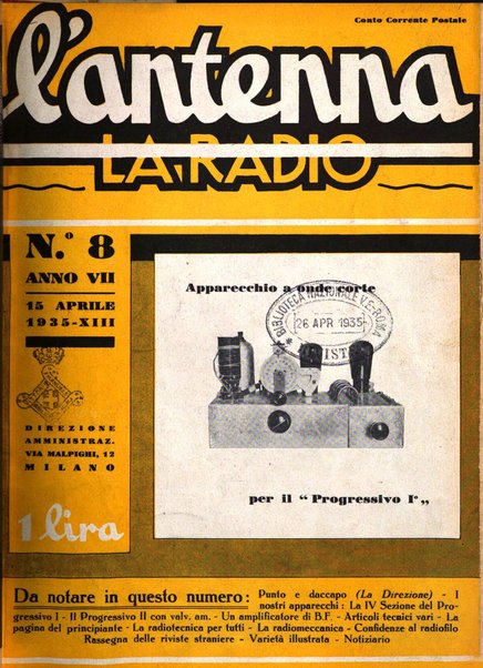 L'antenna quindicinale illustrato dei radio-amatori italiani