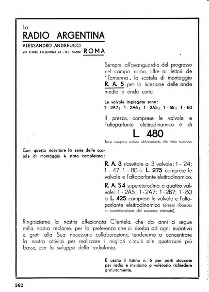 L'antenna quindicinale illustrato dei radio-amatori italiani