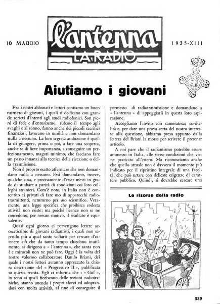 L'antenna quindicinale illustrato dei radio-amatori italiani