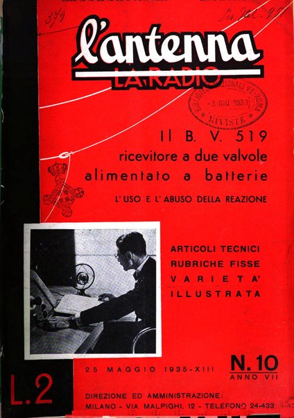 L'antenna quindicinale illustrato dei radio-amatori italiani