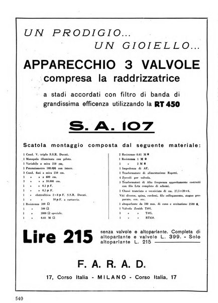 L'antenna quindicinale illustrato dei radio-amatori italiani