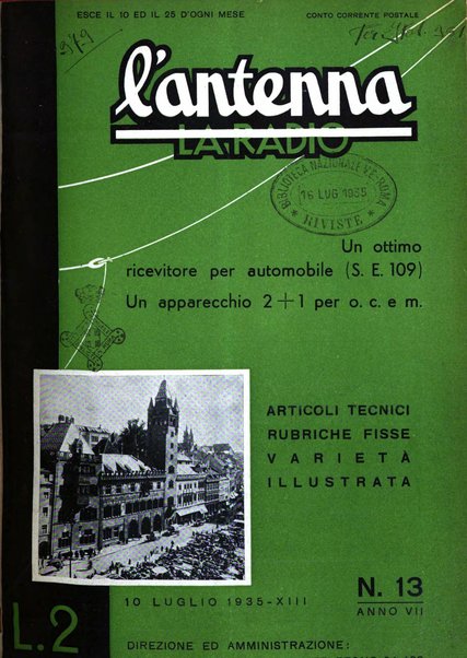 L'antenna quindicinale illustrato dei radio-amatori italiani