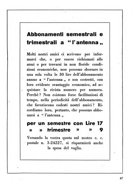 L'antenna quindicinale illustrato dei radio-amatori italiani