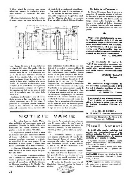 L'antenna quindicinale illustrato dei radio-amatori italiani