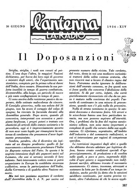 L'antenna quindicinale illustrato dei radio-amatori italiani