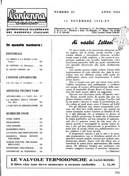 L'antenna quindicinale illustrato dei radio-amatori italiani