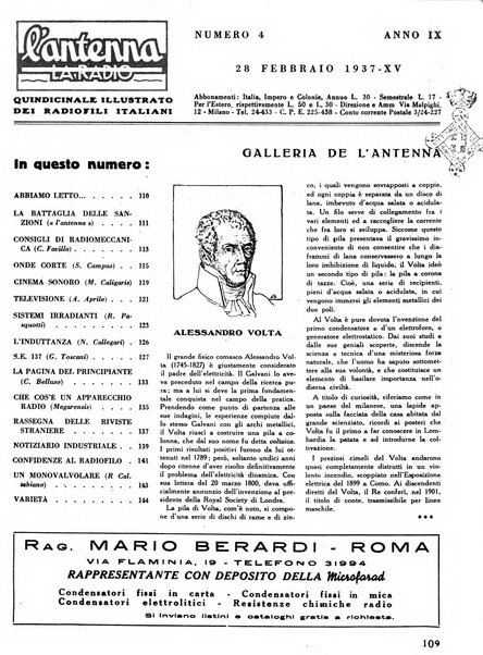 L'antenna quindicinale illustrato dei radio-amatori italiani